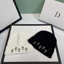 CHH  Heart Beanie Knitted Hat Autumn Winter