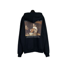 OW Guzheng women's pattern pullover hooded sweater