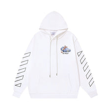 OW Angel Roadster Arrow Print Pullover Hooded Sweater