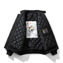 Men Vintage Jackets Autumn and Winter Padded Cotton Thickened Semi-turtleneck Jacket Cotton Jacket