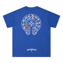 CHH Heart T Shirts Horseshoe Patch Embroidery Short Sleeve T-Shirt