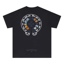 CHH Heart T Shirts Horseshoe Patch Embroidery Short Sleeve T-Shirt