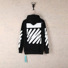 OW Wave Arrow Printed Hooded Sweater