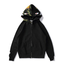 Bathing Ape Bape Hoodie Splicing Camouflage Sweater Cardigan Hooded