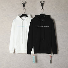 OFF Marker Graffiti Arrow Pullover Hooded Sweater