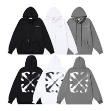 OW Smoke Arrow print hooded sweater
