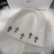 CHH  Heart Beanie Knitted Hat Autumn Winter