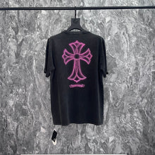CHH Heart T Shirts Sanskrit Cross Short Sleeve