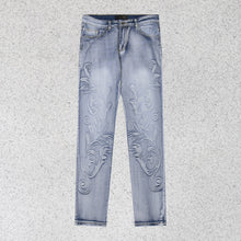 Amiri Jeans AMI pattern straight casual jeans for men and women