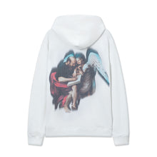OW angel oil painting pattern pullover hooded sweater