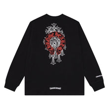 CHH Chrome Heart Long Sleeve Shirt Unisex Fashion Loose Long Sleeve Shirt