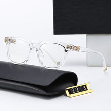 Chrome Hearts glasses cross plain mirror retro literary lens