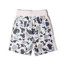 Bathing ape Bape Shorts Camo luminous shark mouth shorts five-point pants straight beach pants