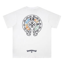 CHH Heart T Shirts Horseshoe Patch Embroidery Short Sleeve T-Shirt