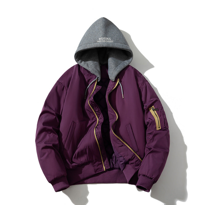 Mens Vintage Jackets vintage baseball jacket padded bomber jacket