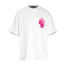 CHH Heart T Shirts Croix Flame Sanskrit Embroidery Printed T-Shirt Fashion Short Sleeve