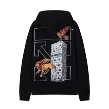 OW Lion Eagle Arrow Pattern Pullover Hooded Sweater