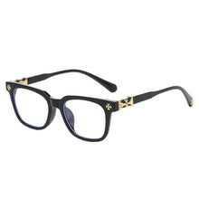 Chrome Hearts glasses cross plain mirror retro literary lens