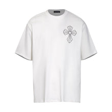 CHH Heart T Shirts T-Shirt Hot Diamond Angel Wings Cross Cotton Short Sleeve