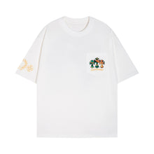 CHH  Heart T Shirts Cross Color Printed Short Sleeve T-Shirt Loose
