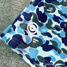 Bathing ape Bape Shorts Camo Alphabet Shark Straight Beach Pants