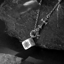 Chrome Hearts Necklace Vintage Square Dice Men's and Women's Pendants