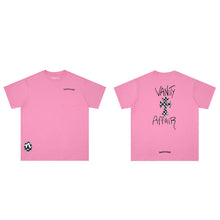 CHH  Heart T Shirts Graffiti Cross Sanskrit Short Sleeve T-Shirt