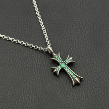 Chrome Hearts Necklace Cross Diamond Pendant Men's and Women's