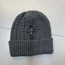 CHH  Heart Beanie Twist Wool Knitted Hat Ear Protector Headcap
