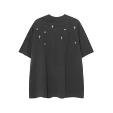 CHH  Heart T Shirts CH Gypsy Hot Diamond Cross Crew Neck Short Sleeve T-Shirt