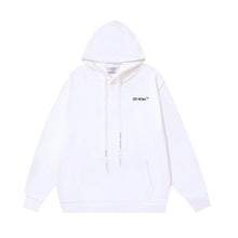 OW graffiti arrow print pattern hooded sweater