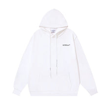 OW retro arrow print hooded sweater