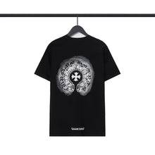 CHH Heart T Shirts Sanskrit cross logo short-sleeved men's T-shirt