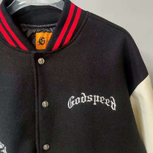 Godspeed Jacket Baseball Jersey Jacket Embroidered Loose Stand Up Collar