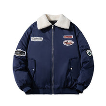 Mens Vintage Jackets Harajuku ins Loose Padded Jacket Padded Jacket