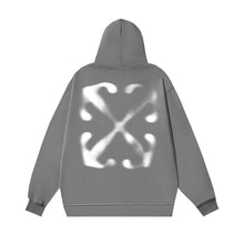 OW Smoke Arrow print hooded sweater