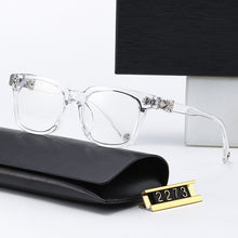 Chrome Hearts glasses cross plain mirror retro literary lens