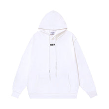 OW Lettered Dragon Arrow Print Hooded Sweatshirt