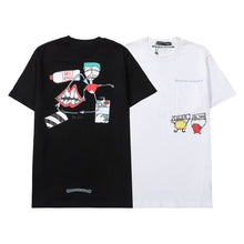 CHH  Heart T Shirts Crowe Summer Short Sleeve Hip Hop Men's and Women's T-Shirts