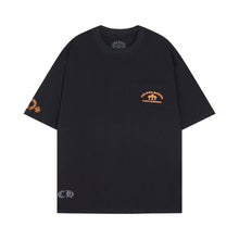 CHH Heart T Shirts CROW Summer Short Sleeve Embroidery Crew Neck Loose