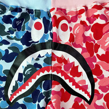 Bathing ape Bape Shorts Camo Alphabet Shark Straight Beach Pants