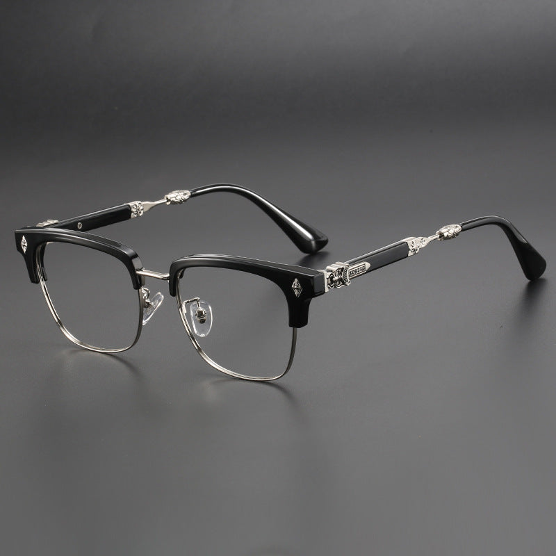 Chrome Hearts glasses Vintage Large Face Anti-Blue Frame