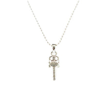 Chrome Hearts Necklace Vintage Single Sided Sword Pendant Pearl Bead Necklace