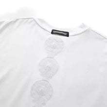 CHH Heart T Shirts Crowe Cross Print Short Sleeve T-Shirt Loose