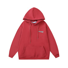 OW Curved Jellyfish Arrow Pattern Hooded Sweater
