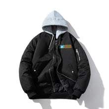 Mens Vintage Jackets Baseball Jacket Hooded Street Tide Cotton Jacket