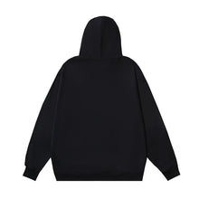 OW flower logo pattern print hooded sweater