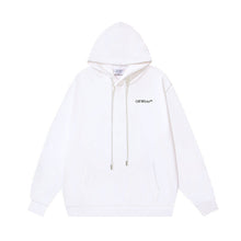 OW audio speaker arrow pattern pullover hooded sweater