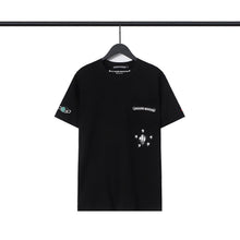 CHH  Heart T Shirts Back Cross Short Sleeve T-Shirt