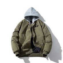 Mens Vintage Jackets Padded Jacket Autumn/Winter Embroidery Flying Suit Cotton Suit